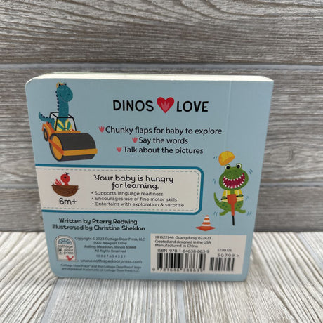 Dinos Love Diggers Board Book