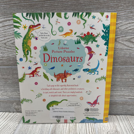 Usborne Picture Puzzles Dinosaurs