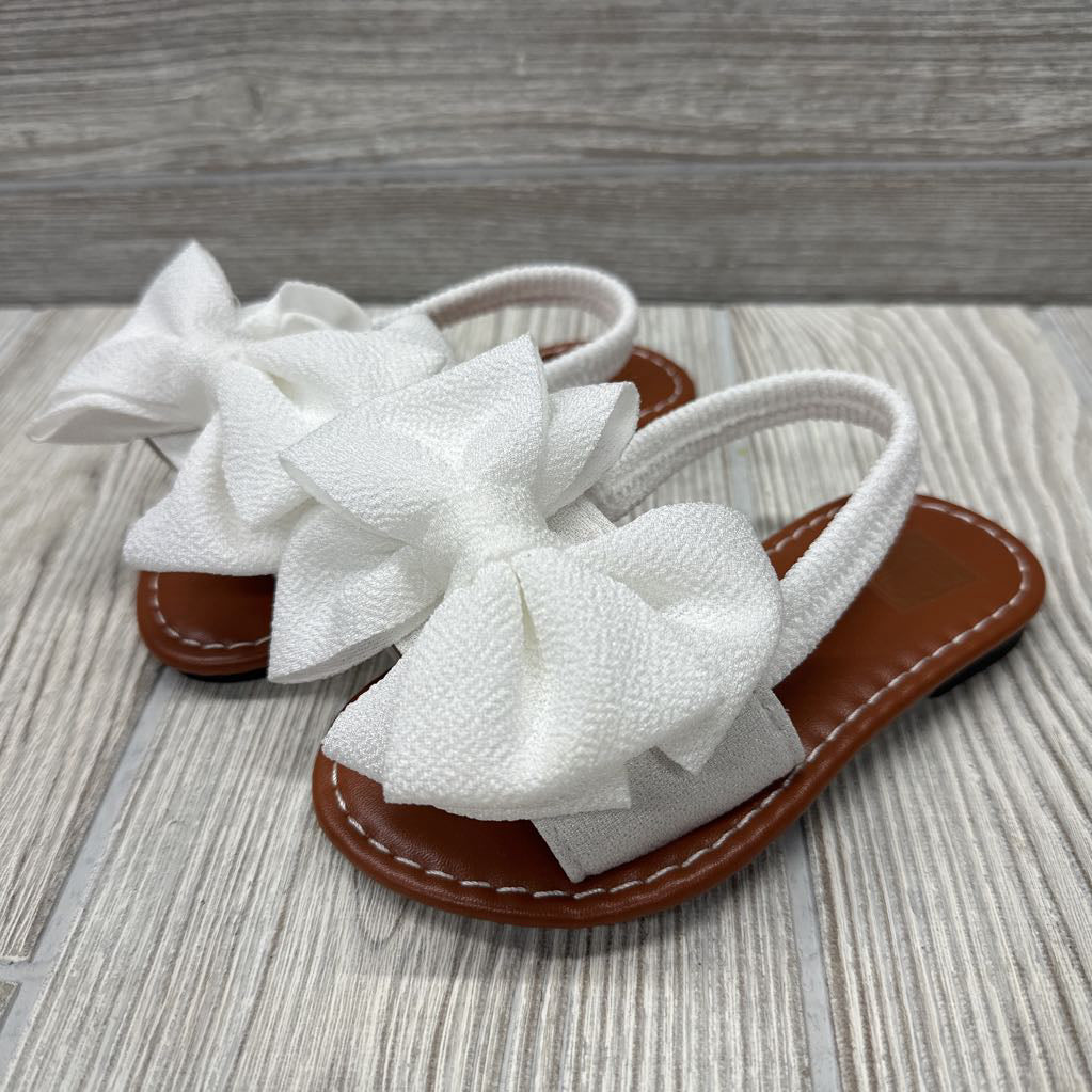 Nw/oT Sandal Flats Big Bow 8c