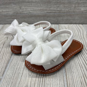 Nw/oT Sandal Flats Big Bow 8c