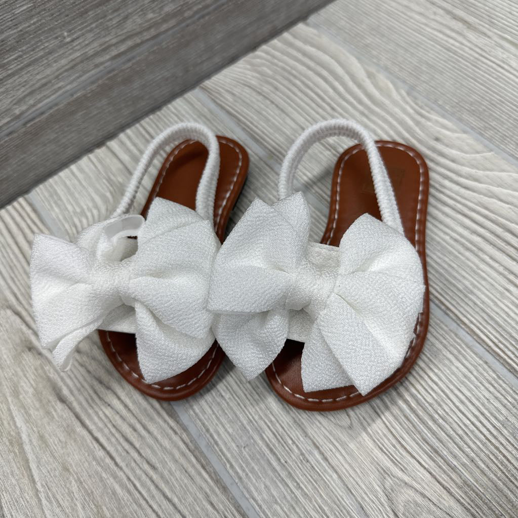 Nw/oT Sandal Flats Big Bow 8c