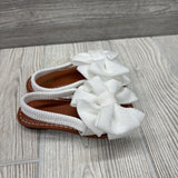Nw/oT Sandal Flats Big Bow 8c
