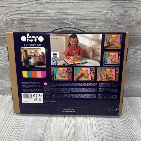 NEW Sensory Art Canvas By Numbers
