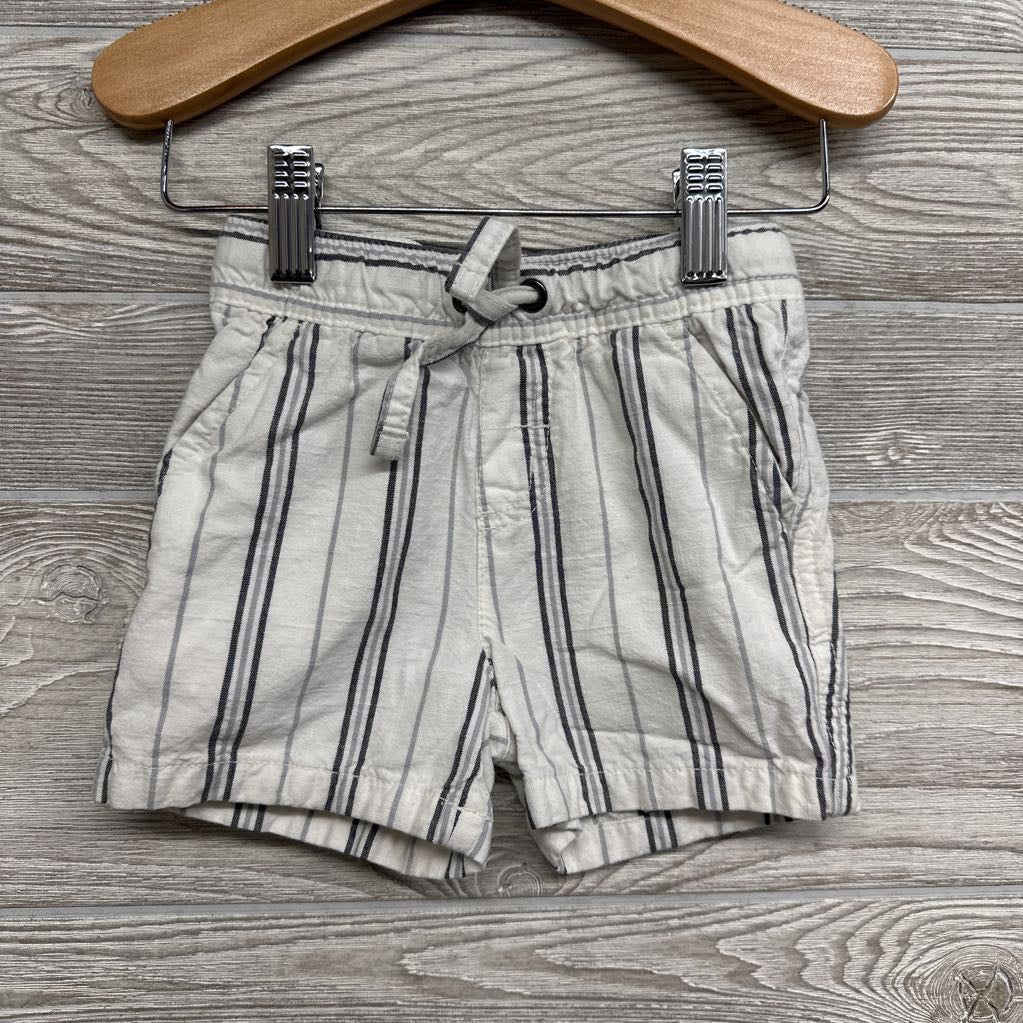 Pull On Drawstring Shorts Stripes 18M