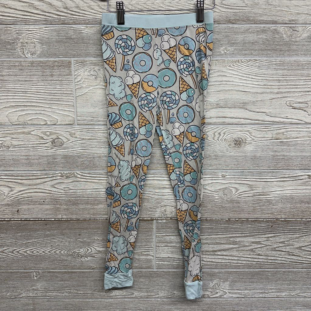 2 Pc LS Bamboo PJs Ice Cream Cones Donuts 7-8 *