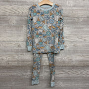 2 Pc LS Bamboo PJs Ice Cream Cones Donuts 7-8 *