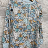 2 Pc LS Bamboo PJs Ice Cream Cones Donuts 7-8 *