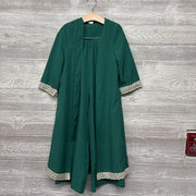 Kimono W/ Belt & Wide Leg Pants Shimmer Macrame 8