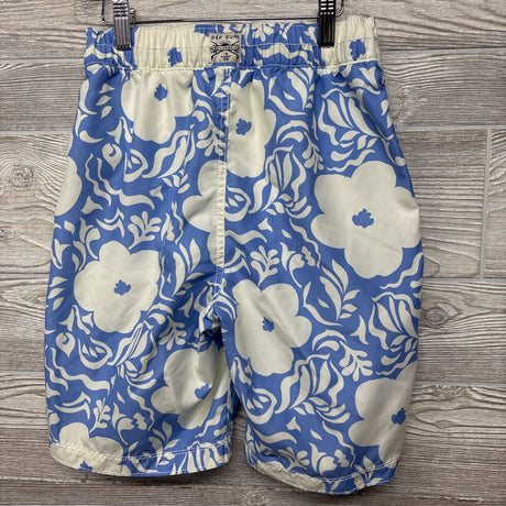 Drawstring Swim Trunks Flowers 14