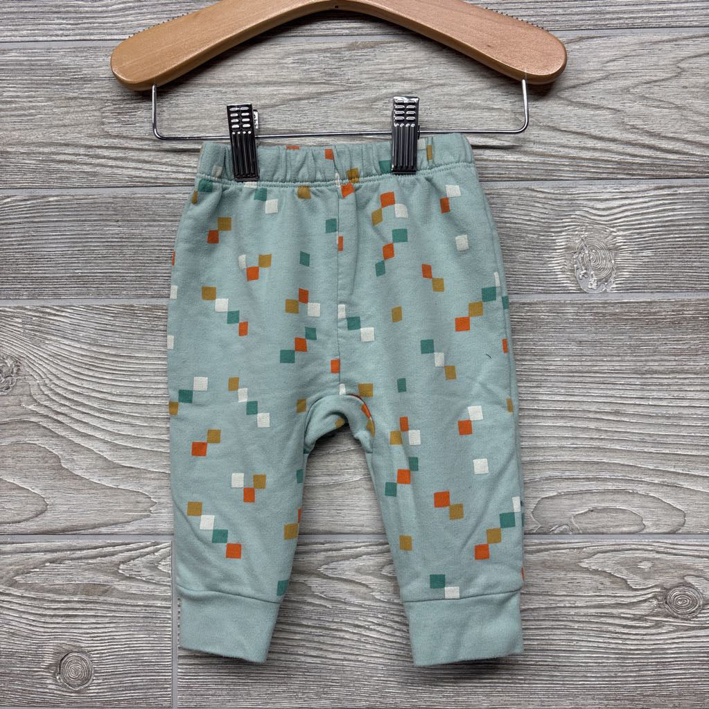 French Terry Shirt & Pants Squares 3-6M