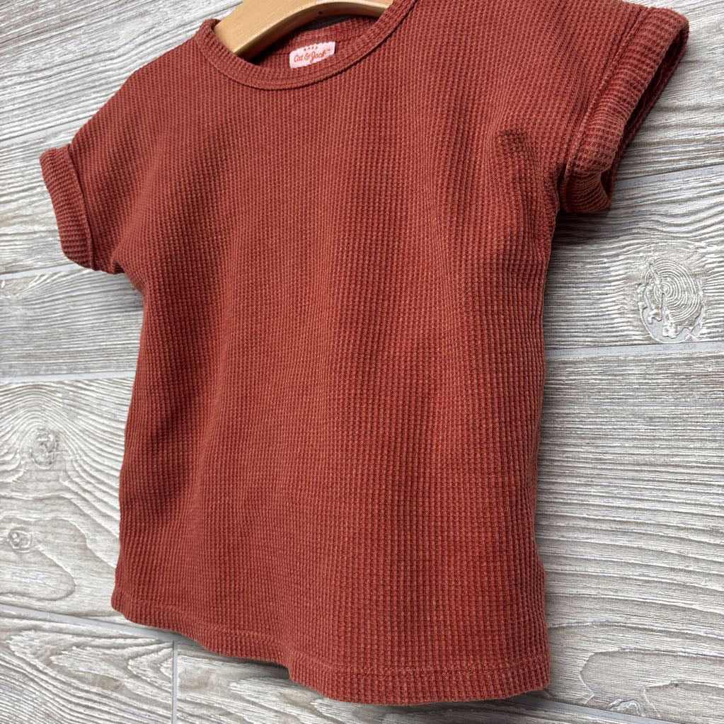 Waffle Knit Shirt & Drawstring Shorts 18M