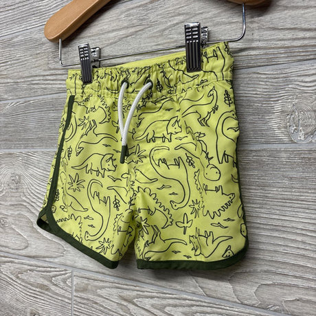 Drawstring Swim Trunks Dinosaurs 12M