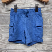 French Terry Cargo Shorts Dinosaurs Skateboarding 6-9M