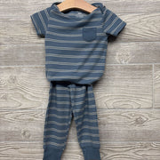 Ribbed Bodysuit & Pants Stripes 18M