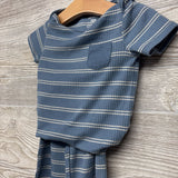 Ribbed Bodysuit & Pants Stripes 18M