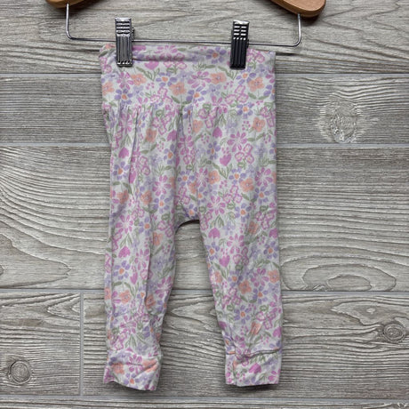 LS Bamboo Shirt & Pants Flowers 6M