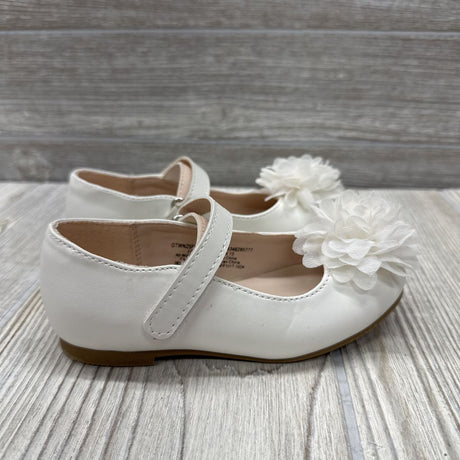 Velcro Flats Flower On Toe 8c