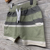Drawstring French Terry Shorts Stripes 18-24M