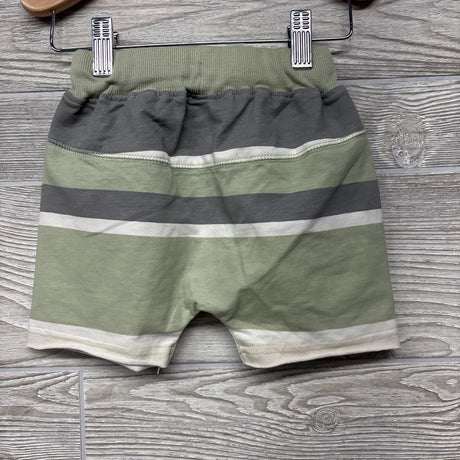 Drawstring French Terry Shorts Stripes 18-24M