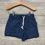 Pull On Drawstring Chambray Shorts 4