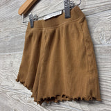Ribbed Shorts Lettuce Trim 5T