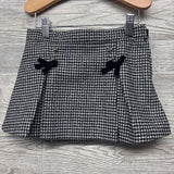 Houndstooth Peacoat & Skirt Bows 4T