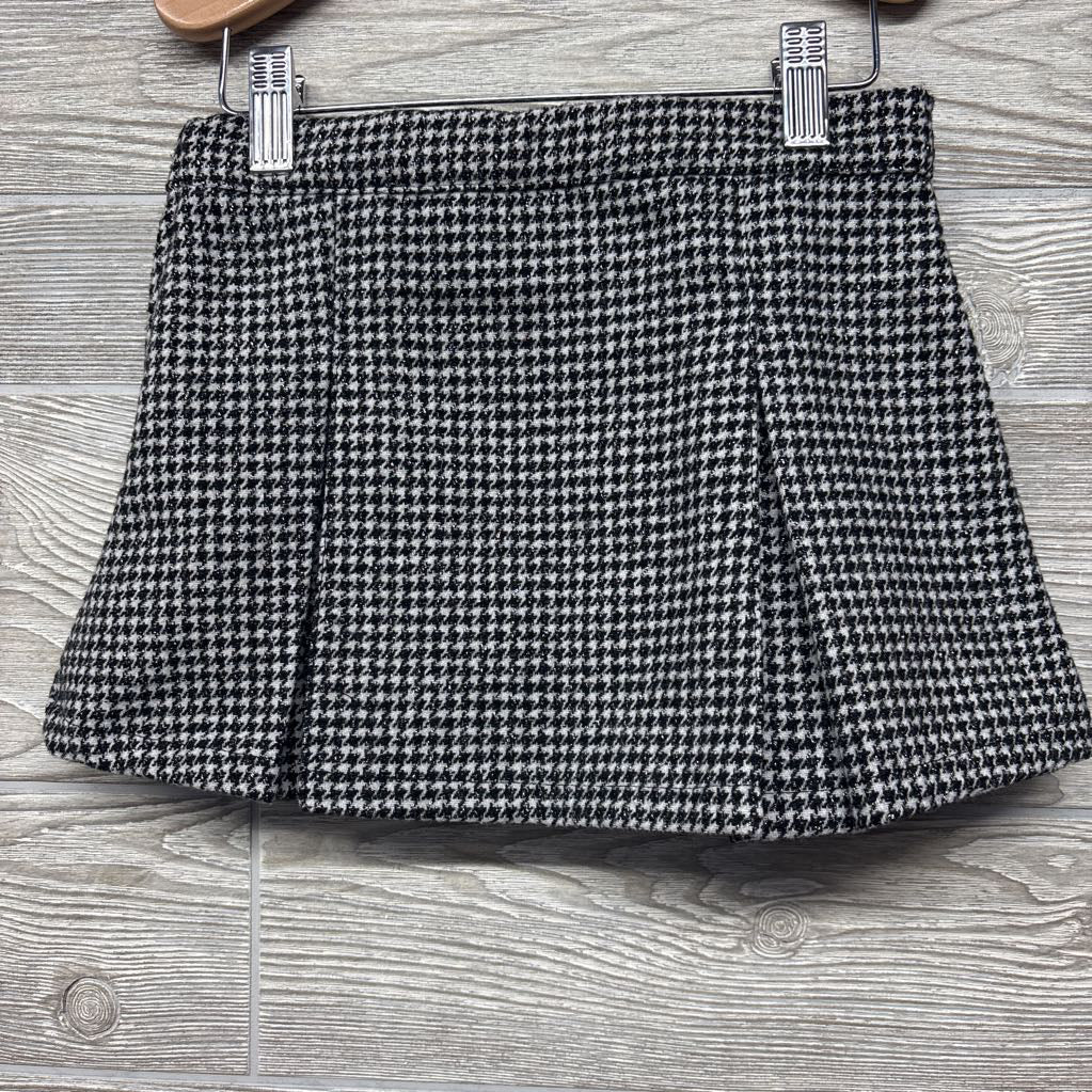 Houndstooth Peacoat & Skirt Bows 4T