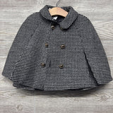 Houndstooth Peacoat & Skirt Bows 4T