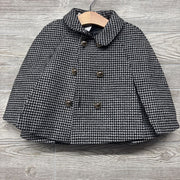 Houndstooth Peacoat & Skirt Bows 4T