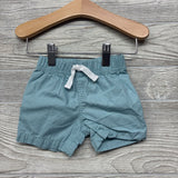 Henley Shirt Stripes & Pull On Shorts 6M