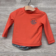 LS Rash Guard Good Vibes Only & Swim Trunks Sail Boats Dolphins 9M