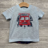 Shirt Rescue Time & French Terry Shorts Fire Trucks 9M