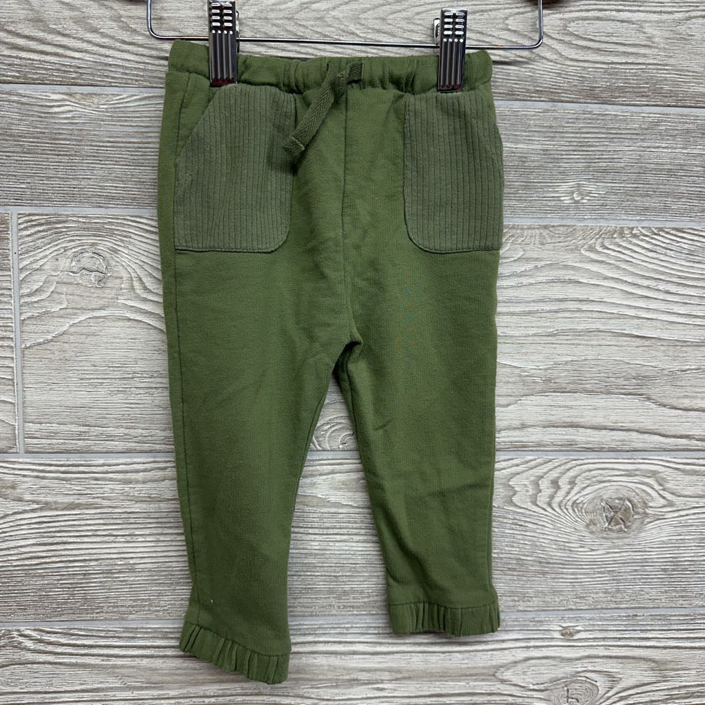 French Terry Joggers Ribbed Pockets 6-9M