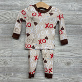 2 Pc LS PJs XOXO 12M