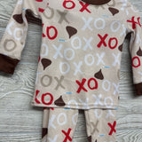 2 Pc LS PJs XOXO 12M