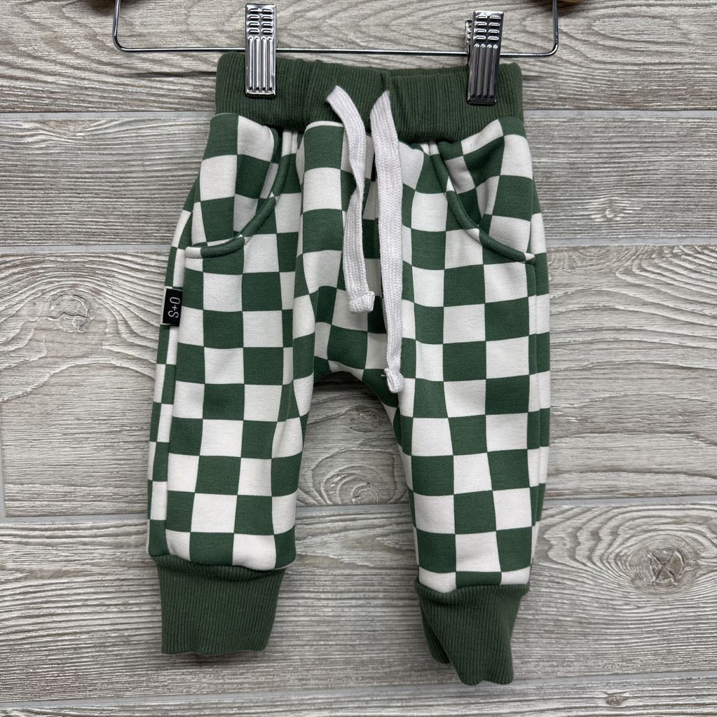 Hoodie & Joggers Checker 3-6M *