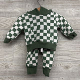 Hoodie & Joggers Checker 3-6M *