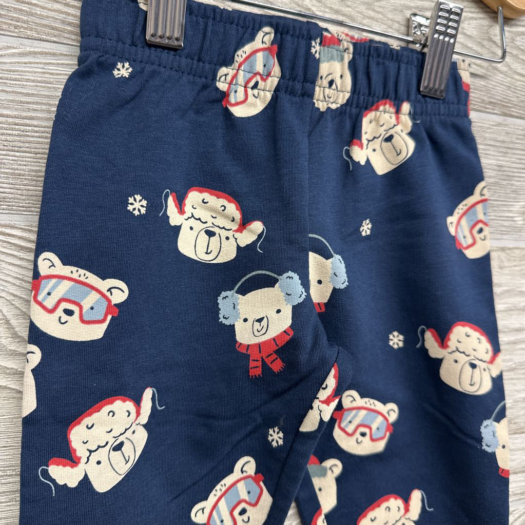 French Terry Pants Polar Bears 6-9M