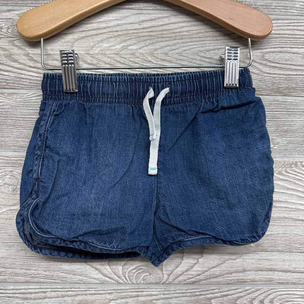 Chambray Drawstring Shorts 3T