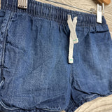 Chambray Drawstring Shorts 3T