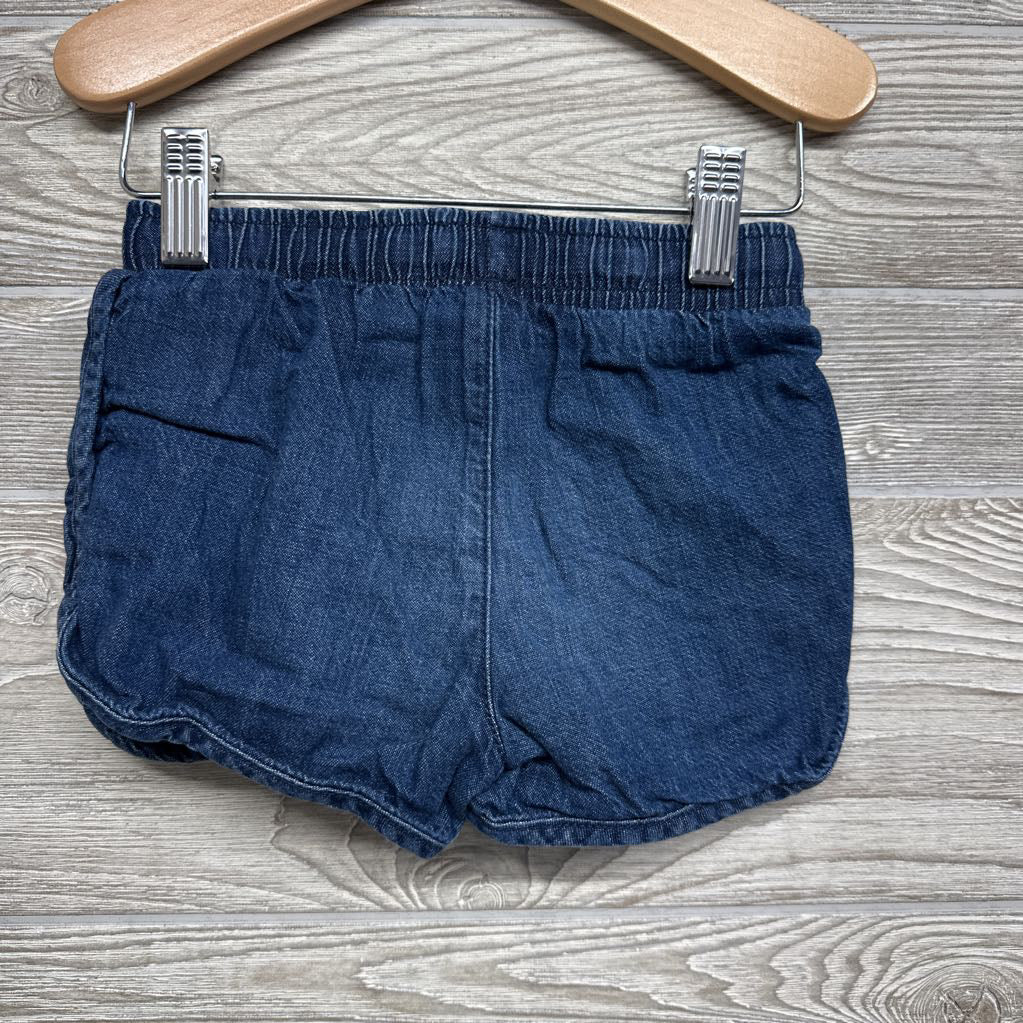 Chambray Drawstring Shorts 3T