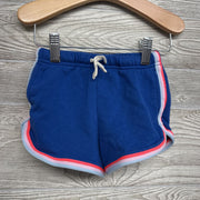 French Terry Drawstring Shorts Side Stripes 3T