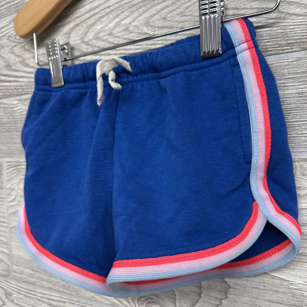 French Terry Drawstring Shorts Side Stripes 3T