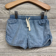 Chambray Drawstring Shorts 4T