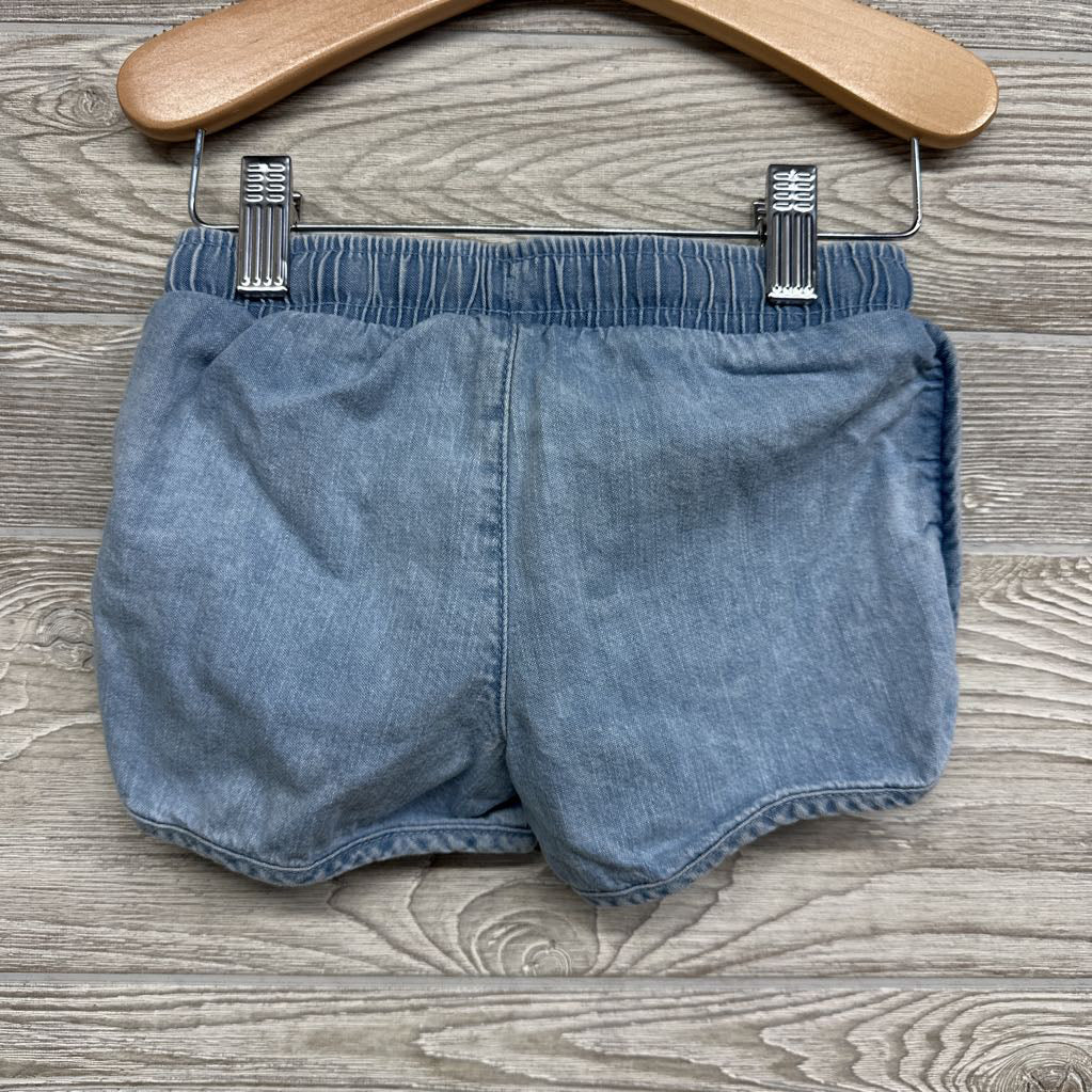 Chambray Drawstring Shorts 4T