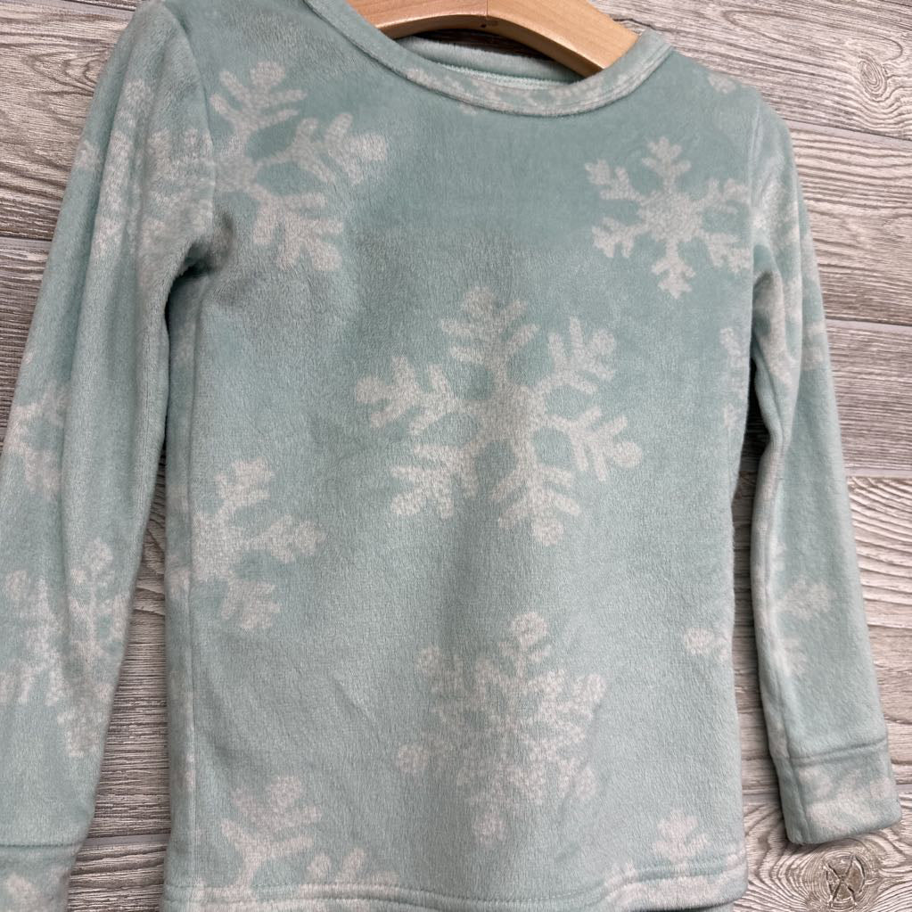 2 Pc LS Cozy PJs Snowflakes 4