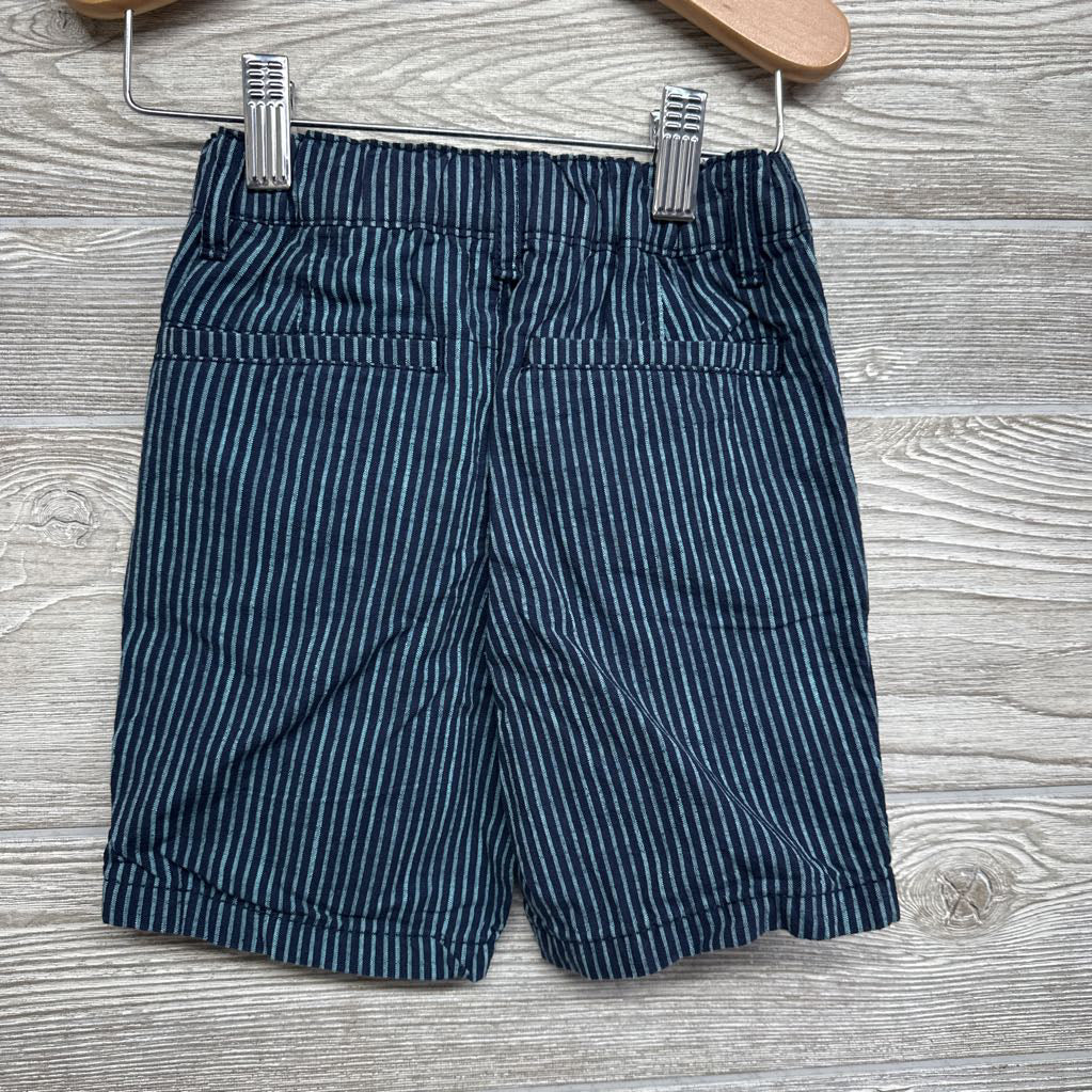 NEW Flat Front Shorts Stripes 3T