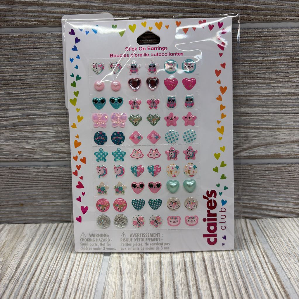 NEW Pack Of Stick On Earings