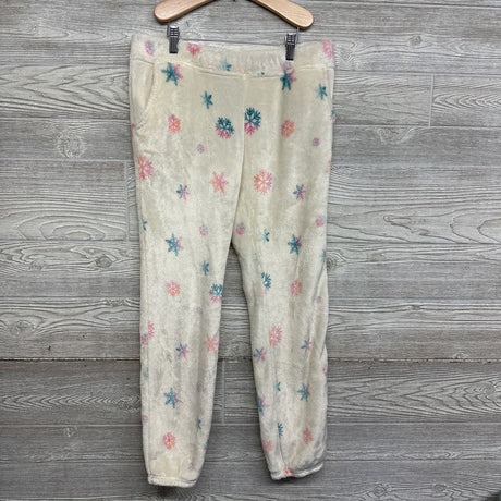 2 Pc LS Plush PJs Snowflakes 14-16