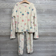 2 Pc LS Plush PJs Snowflakes 14-16